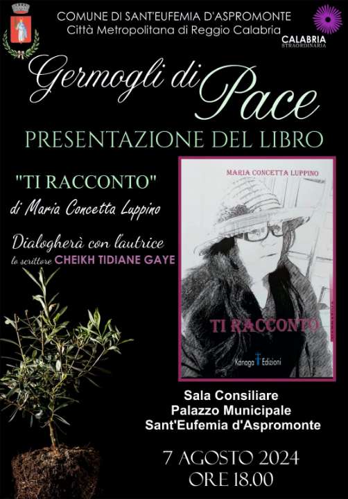 Sant'Eufemia d'Aspromonte, Presentazione del libro "Germogli di Pace" della poetessa Maria Concetta Luppino