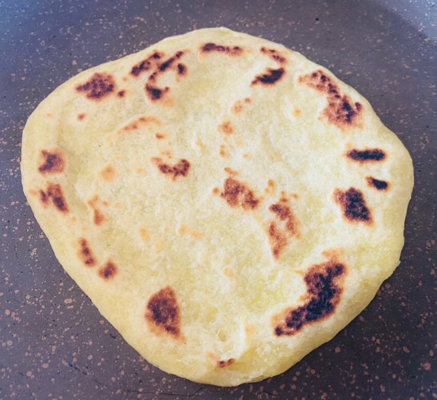 Pane arabo calabro con patata silana