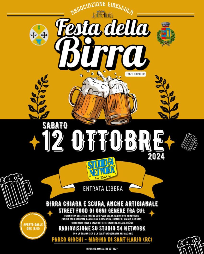 festa della birra sant'ilario dello ionio