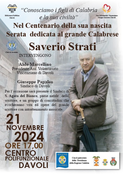 Saverio Strati a Davoli CZ