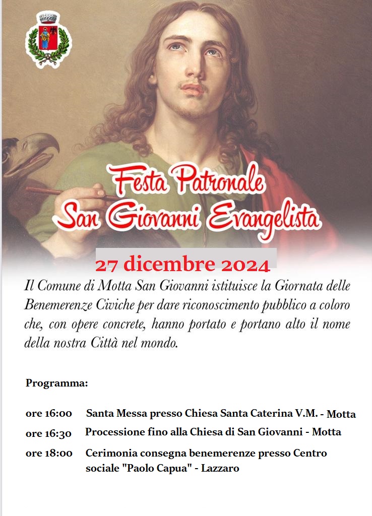 Benemerenze Civiche Motta San Giovanni